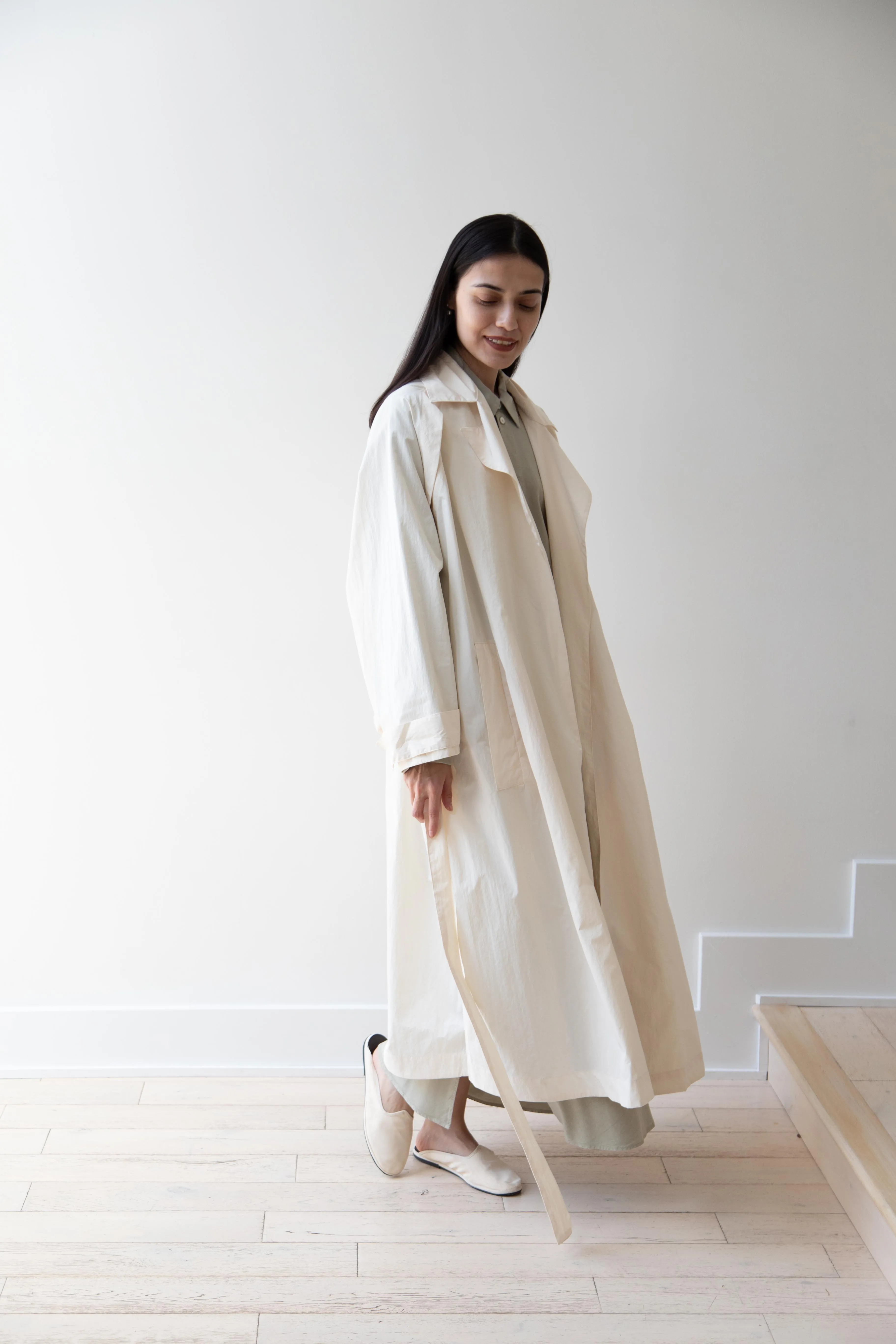 Wright & Doyle | Belted Mac in Paper
