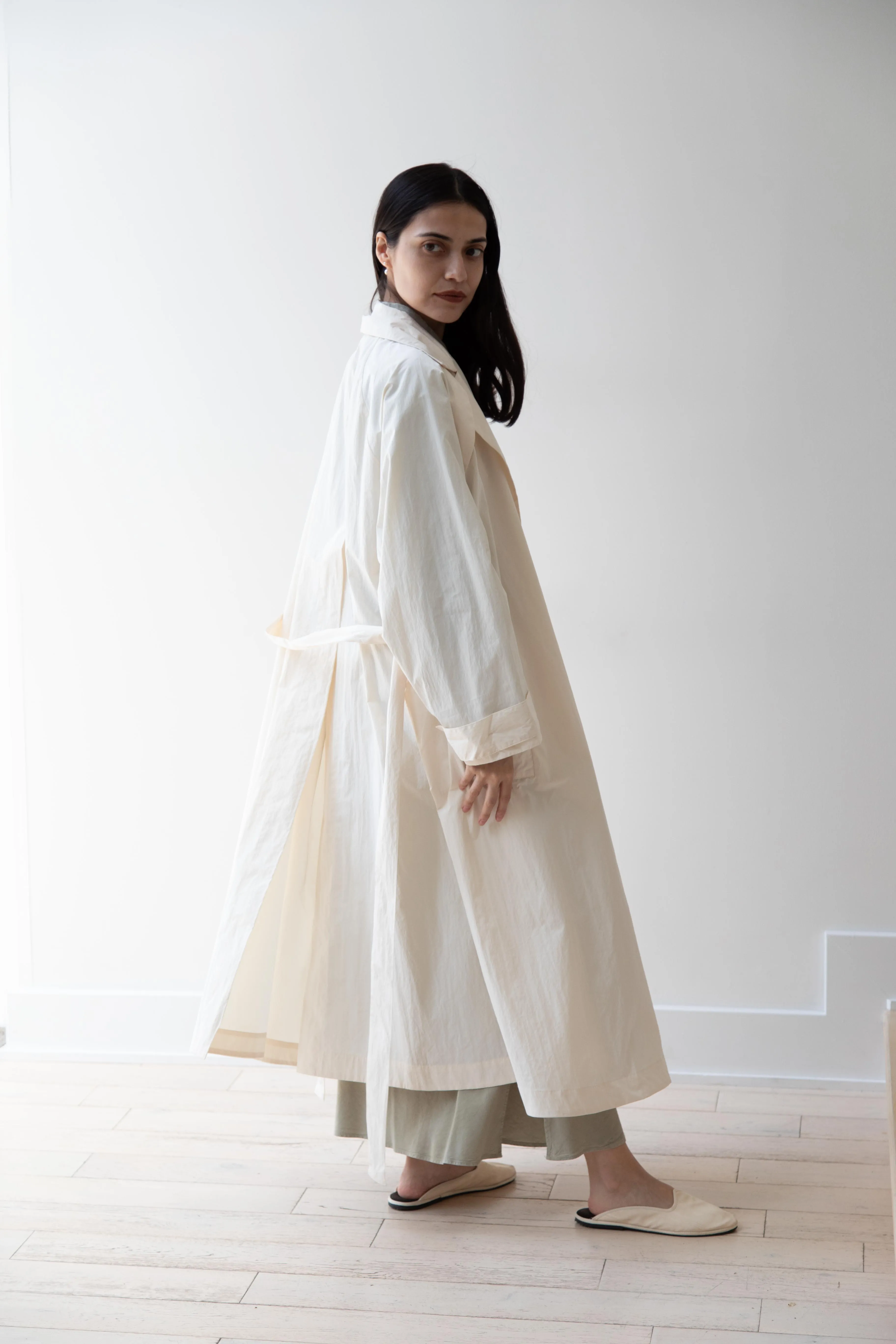 Wright & Doyle | Belted Mac in Paper