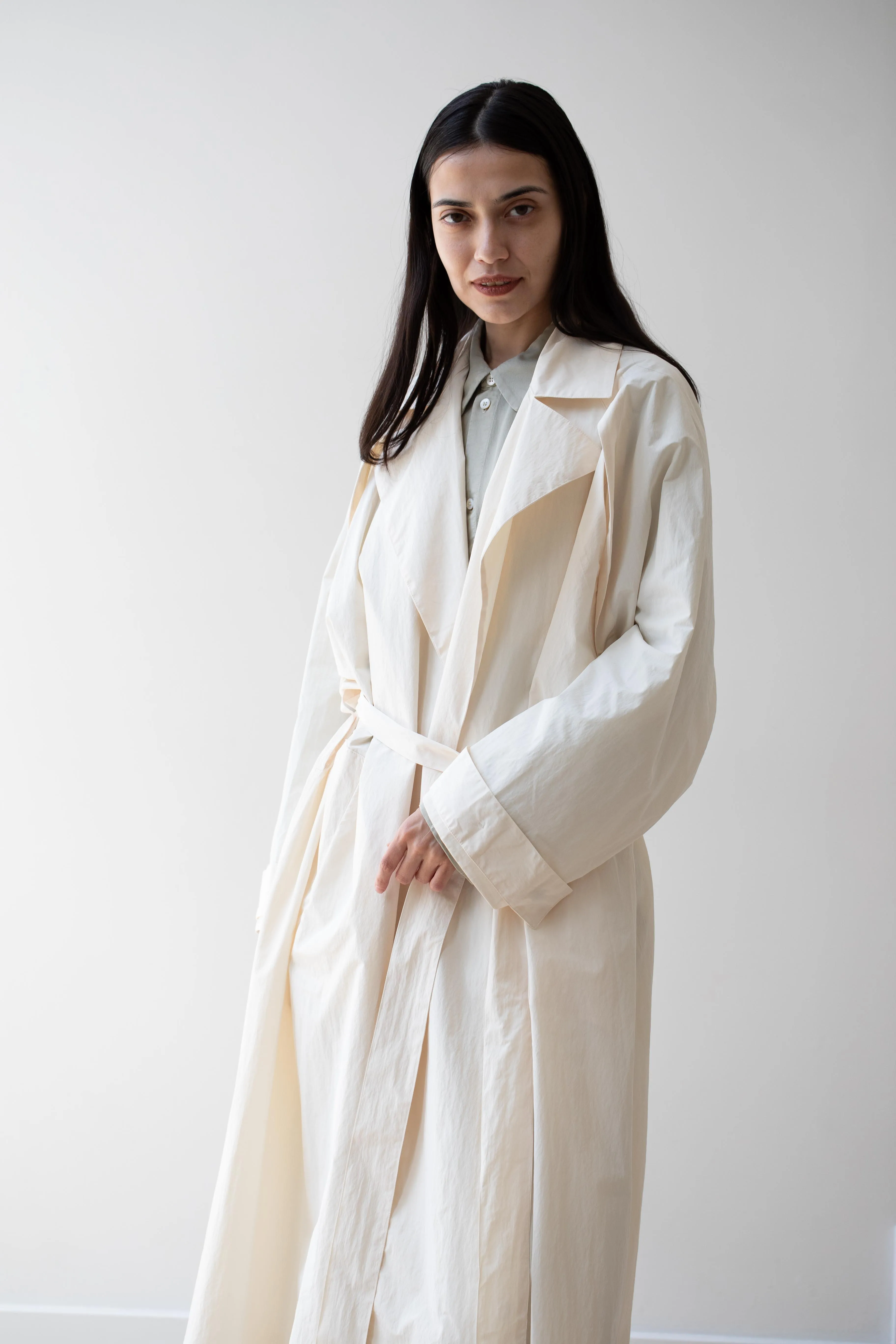 Wright & Doyle | Belted Mac in Paper