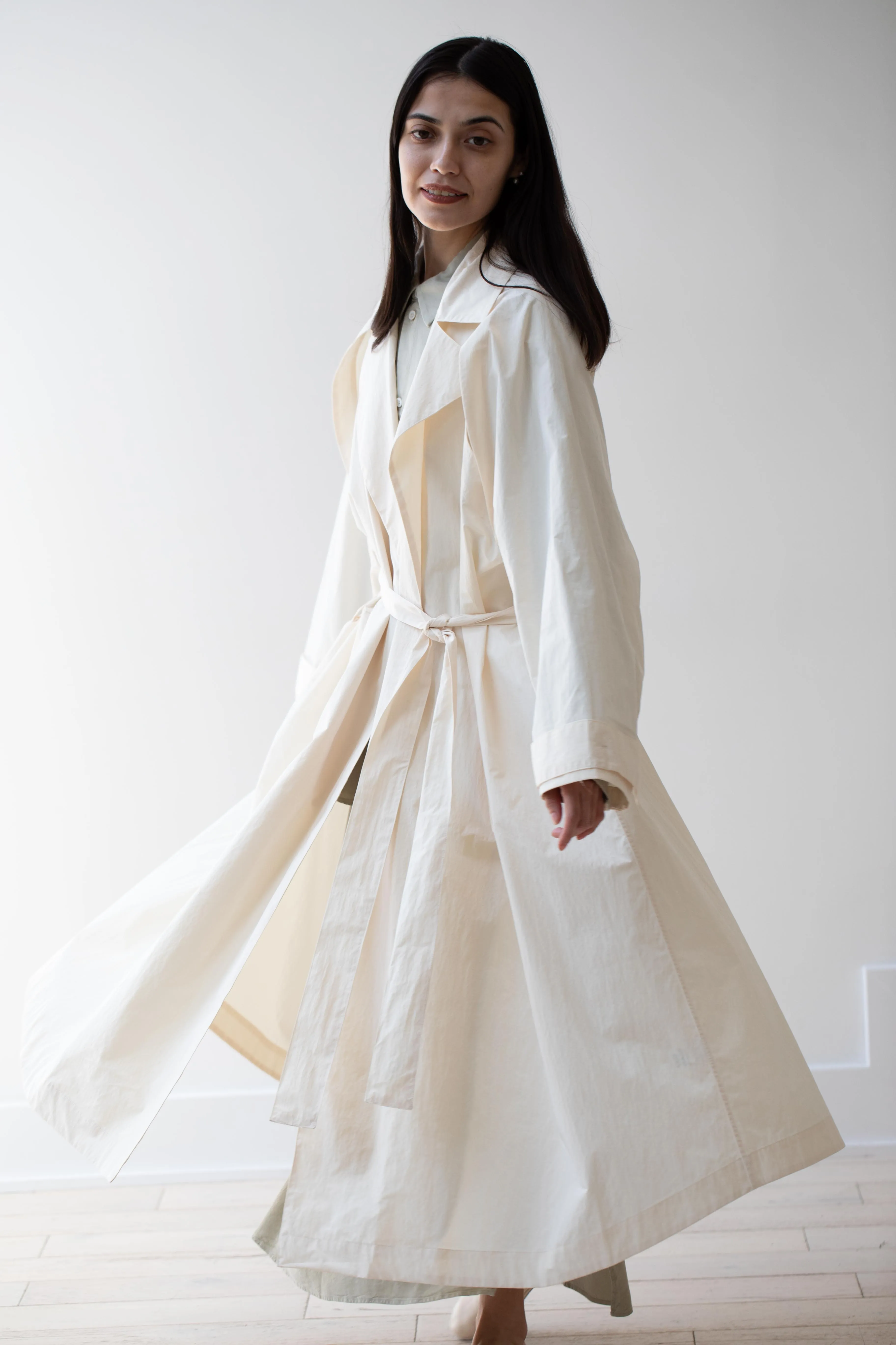 Wright & Doyle | Belted Mac in Paper