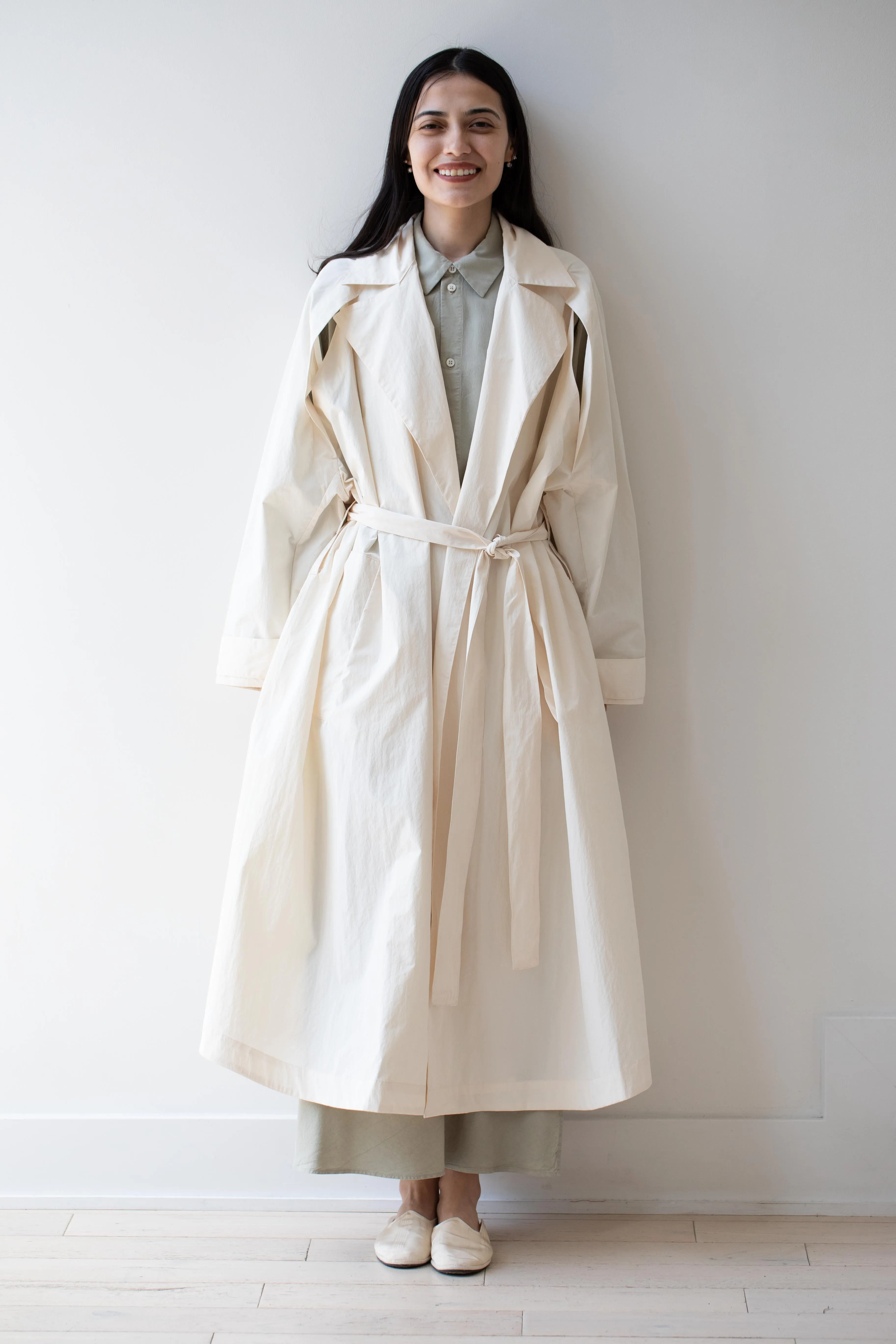 Wright & Doyle | Belted Mac in Paper