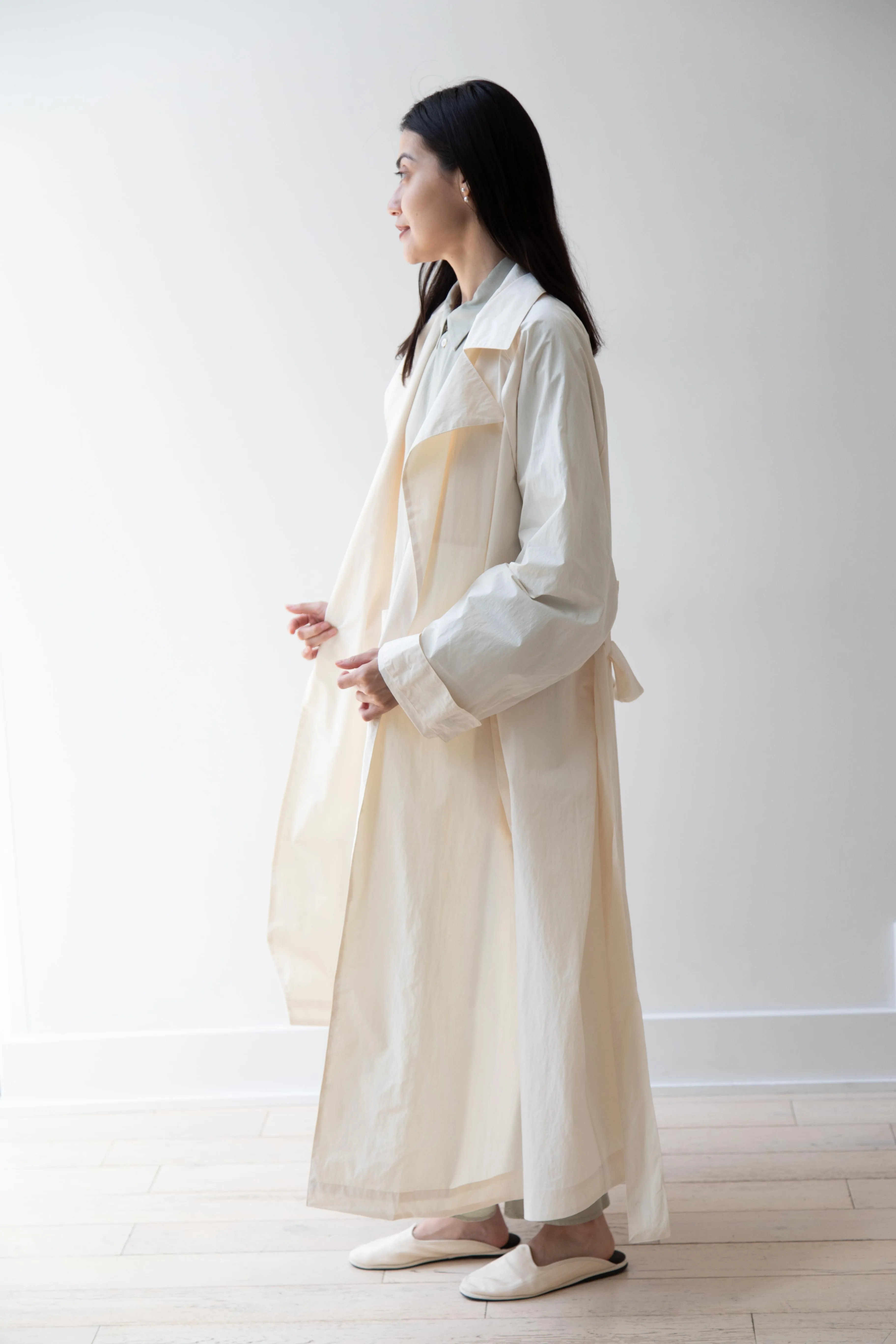 Wright & Doyle | Belted Mac in Paper