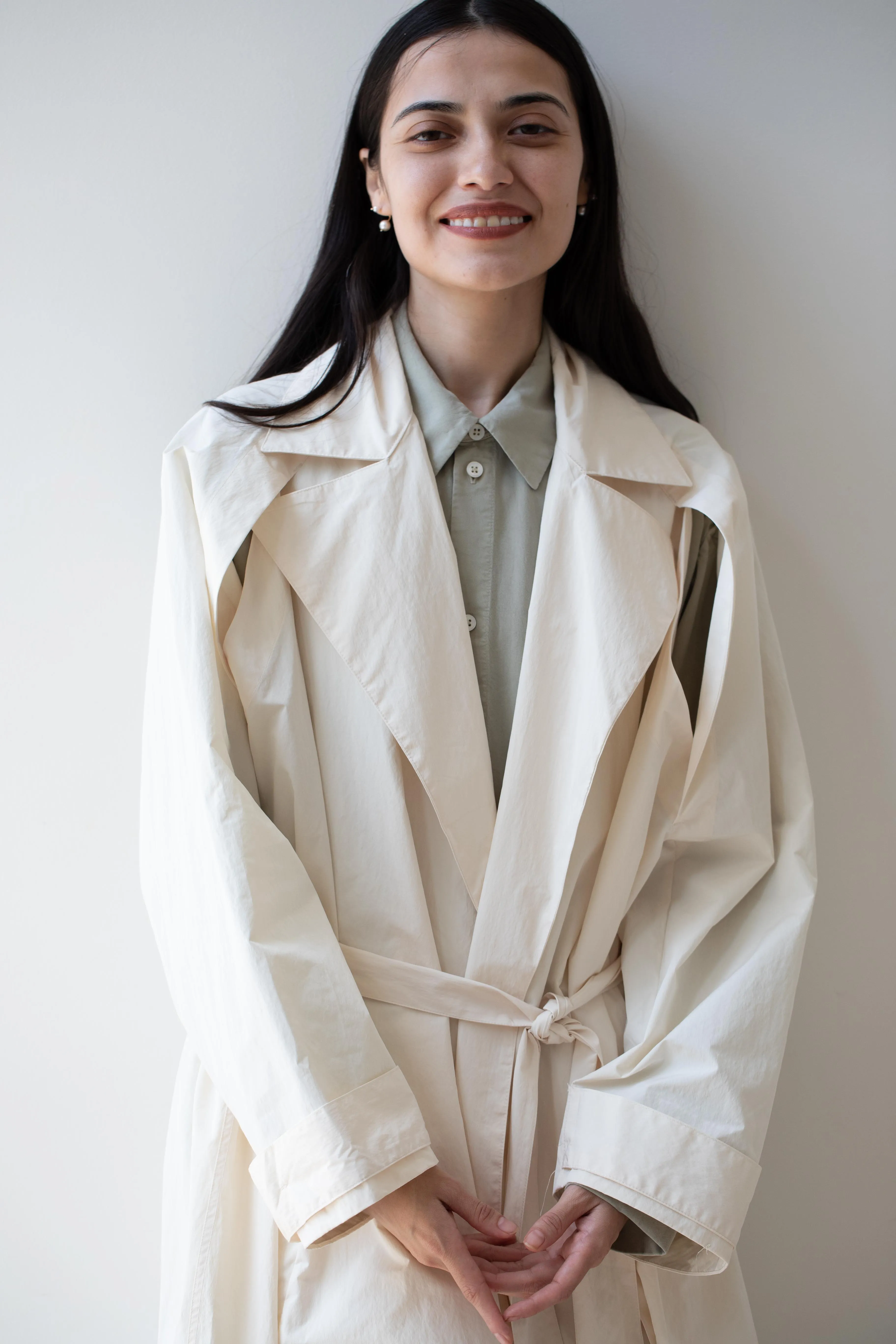 Wright & Doyle | Belted Mac in Paper