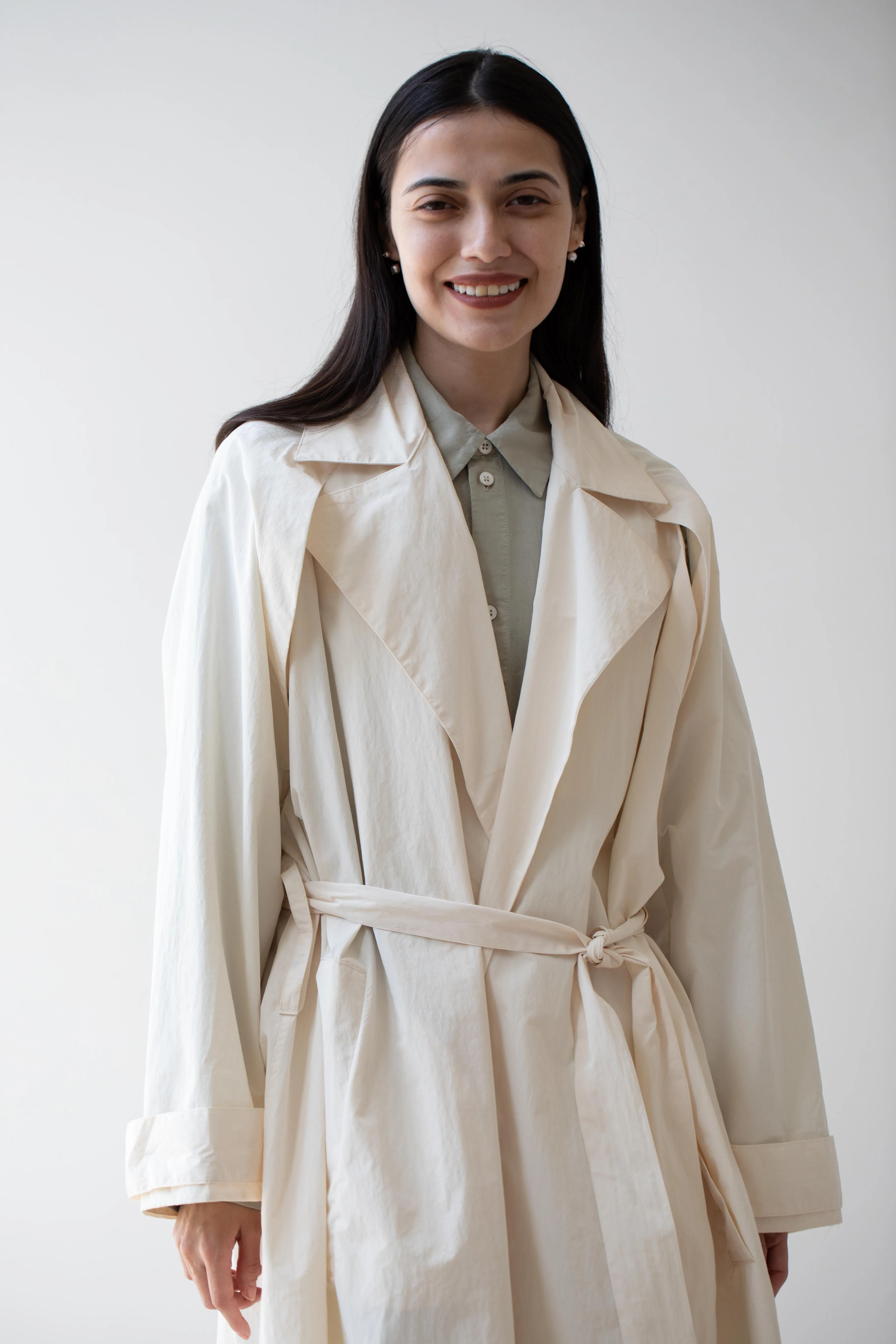 Wright & Doyle | Belted Mac in Paper