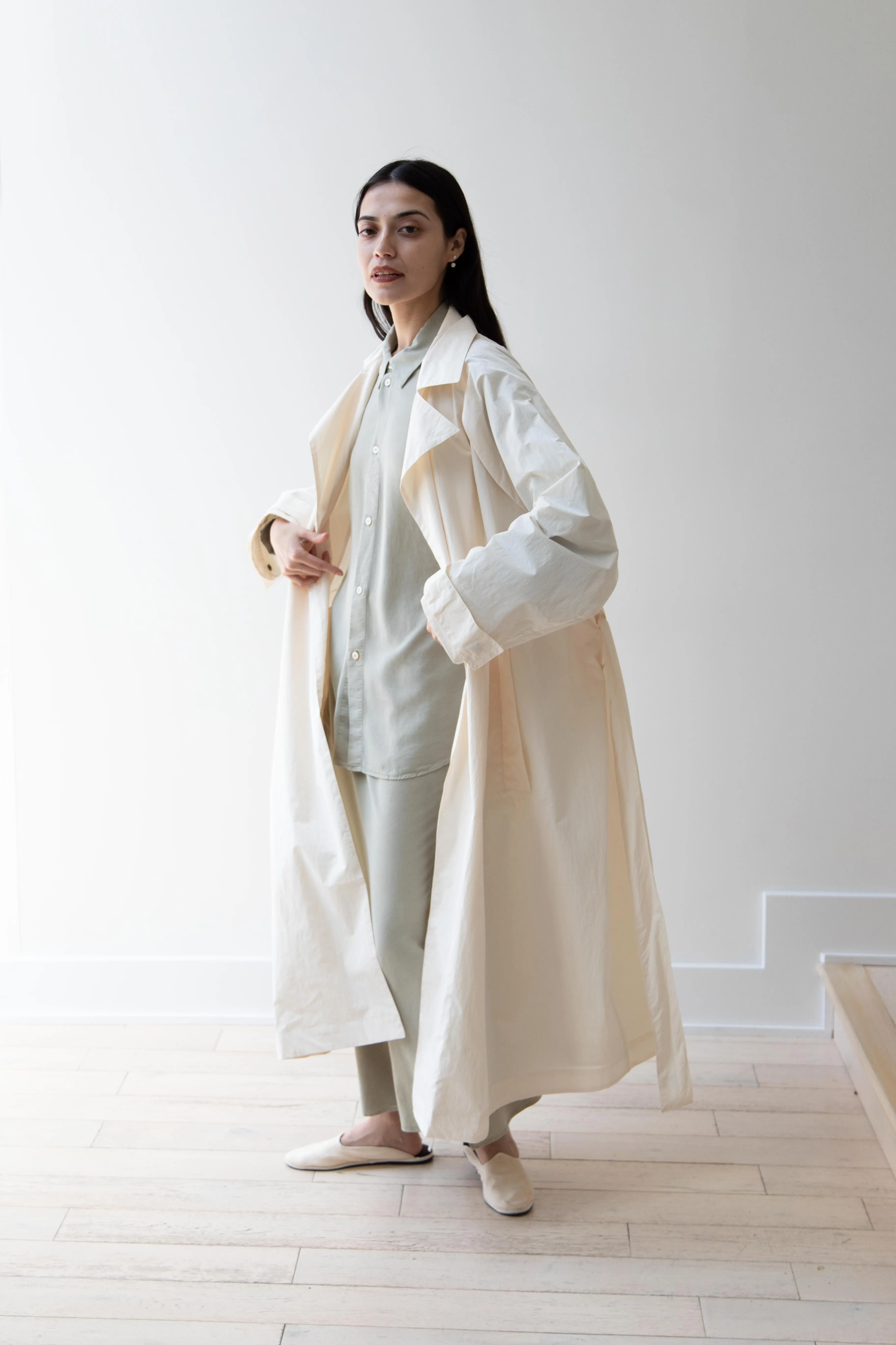 Wright & Doyle | Belted Mac in Paper