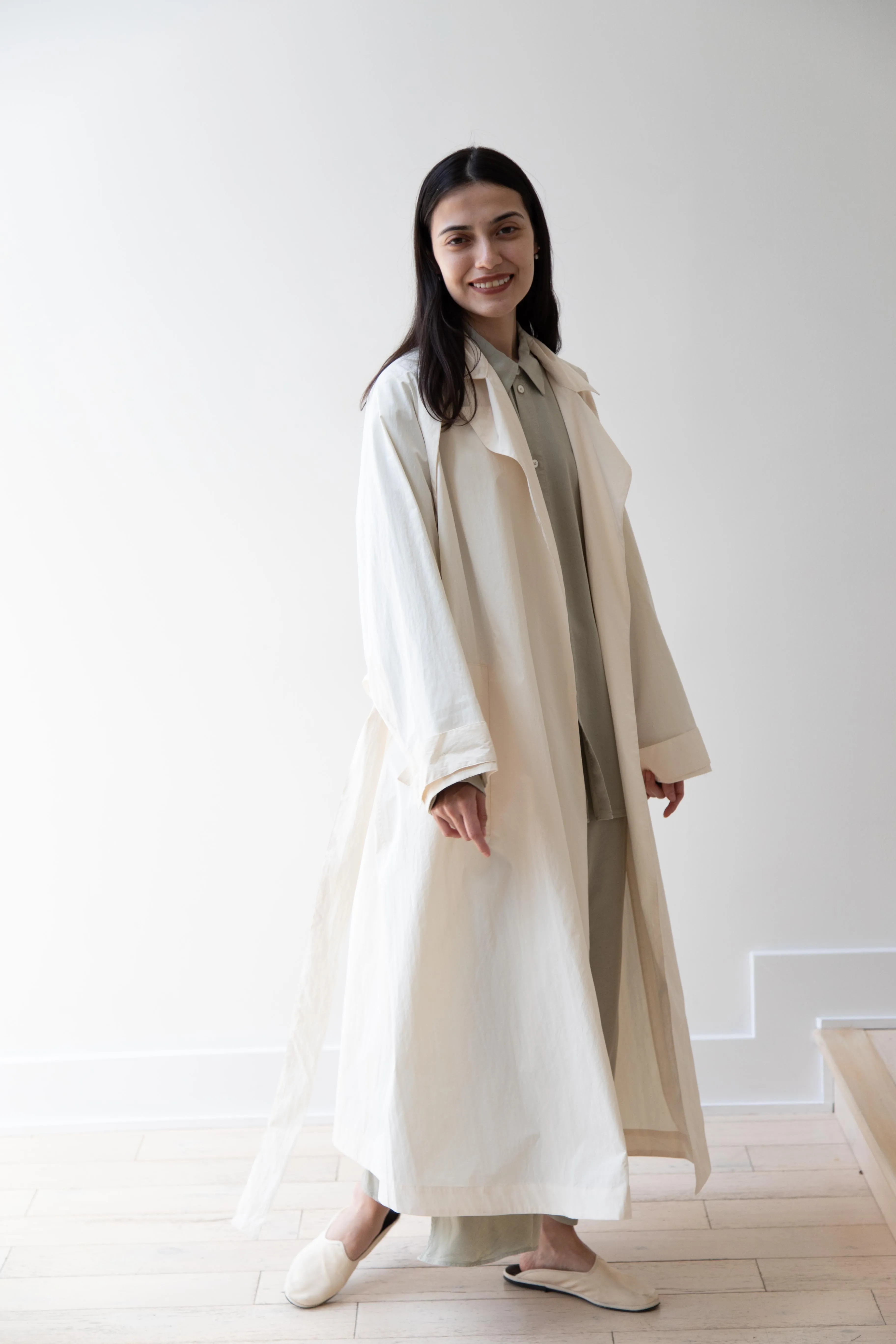 Wright & Doyle | Belted Mac in Paper