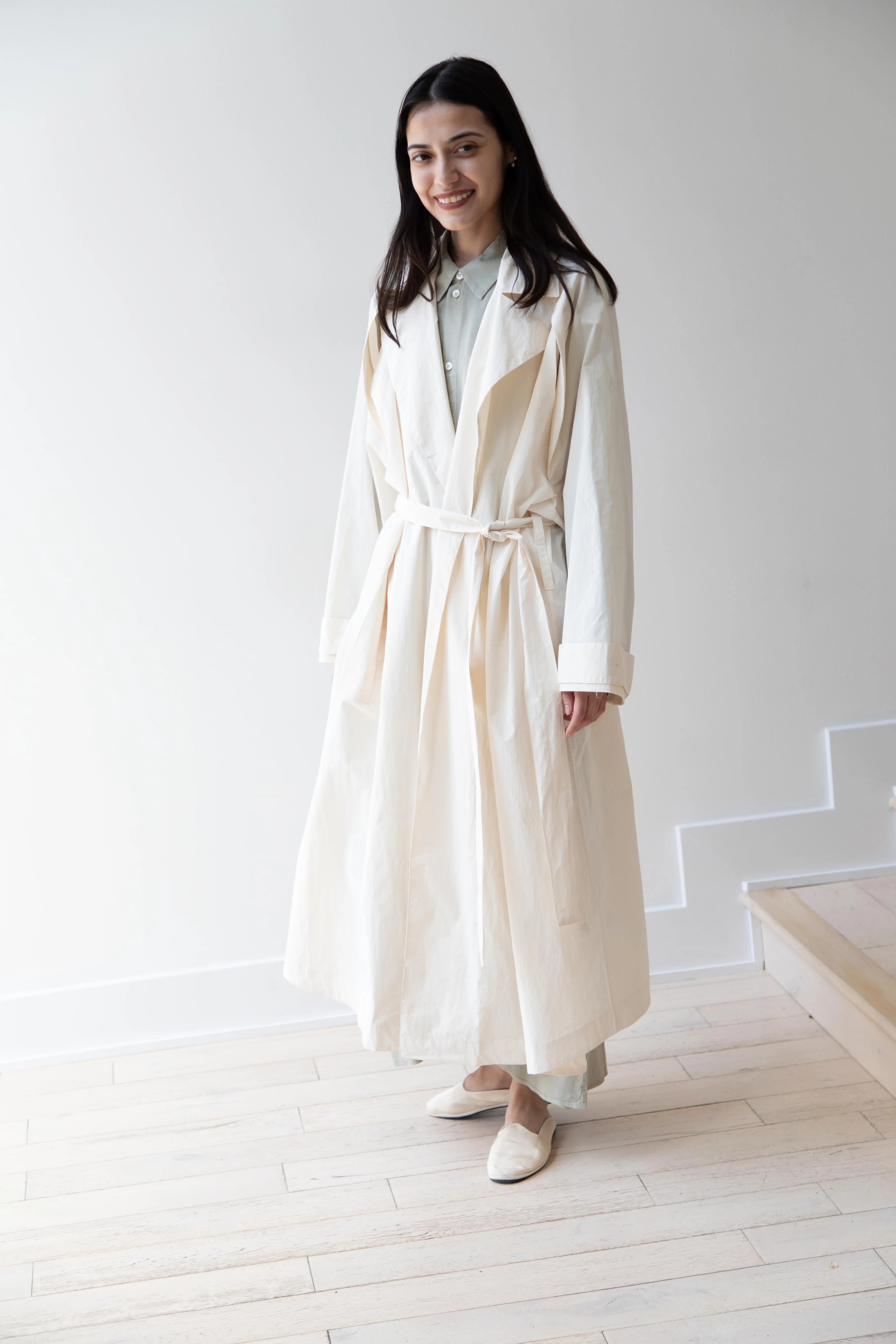 Wright & Doyle | Belted Mac in Paper