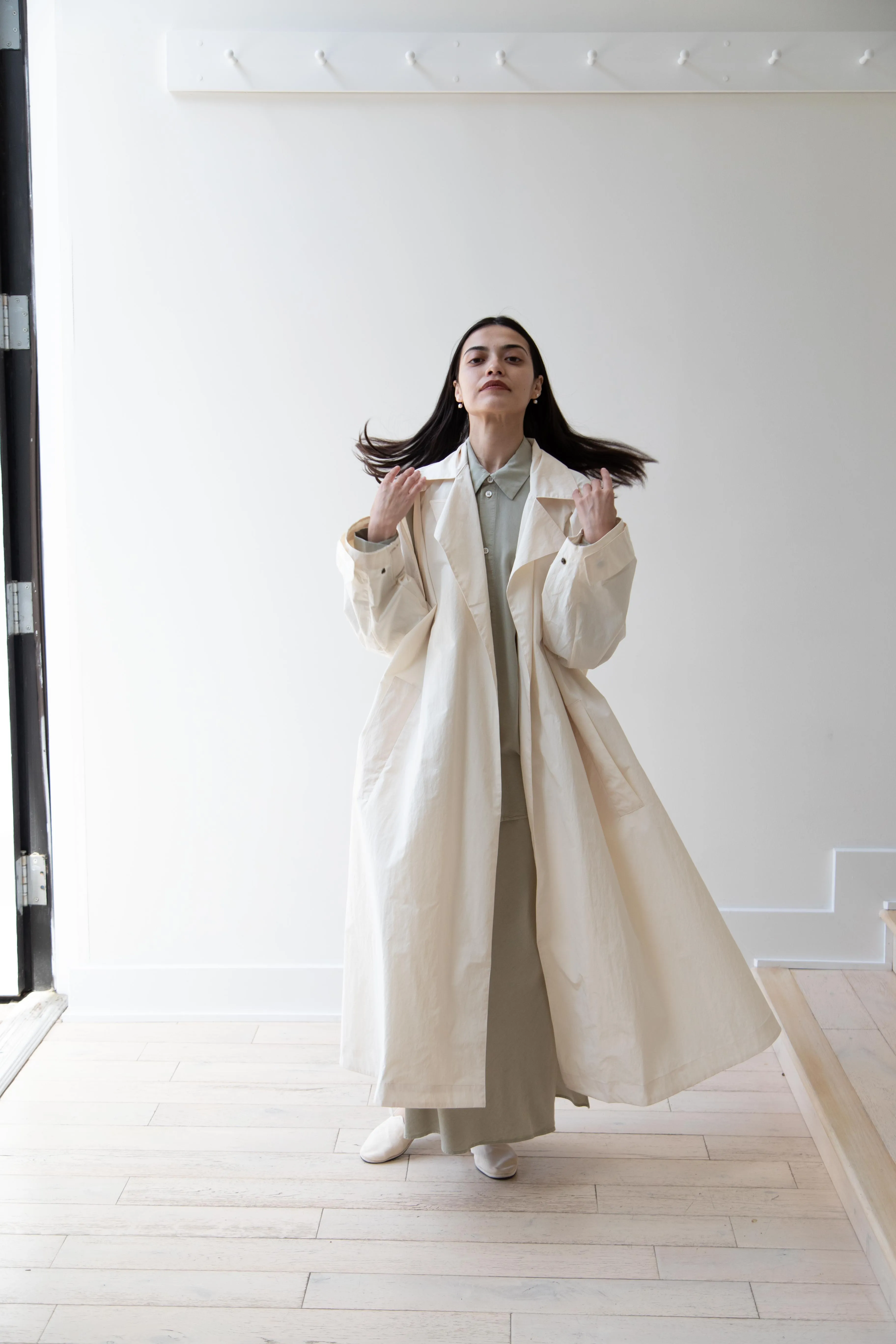 Wright & Doyle | Belted Mac in Paper
