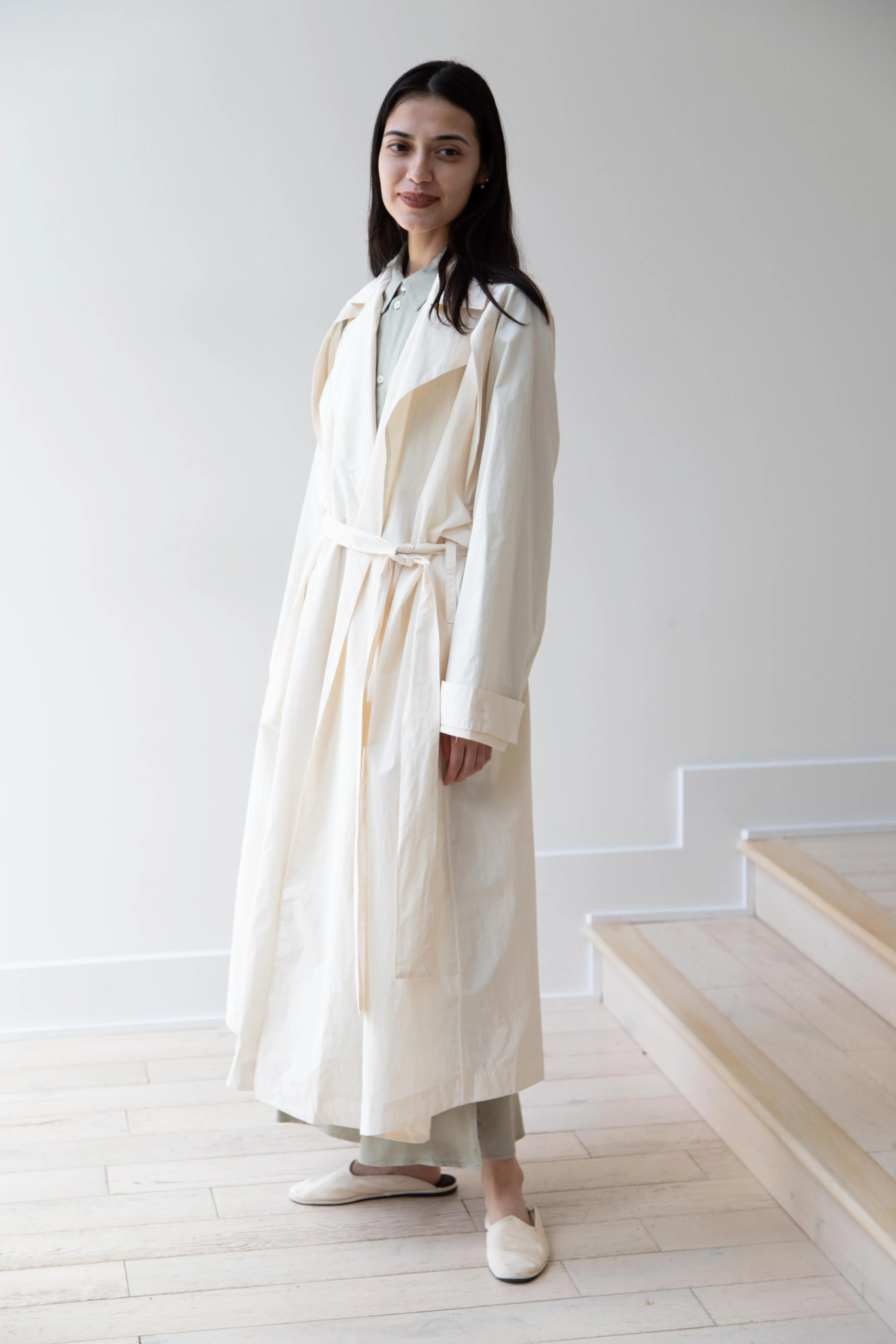 Wright & Doyle | Belted Mac in Paper