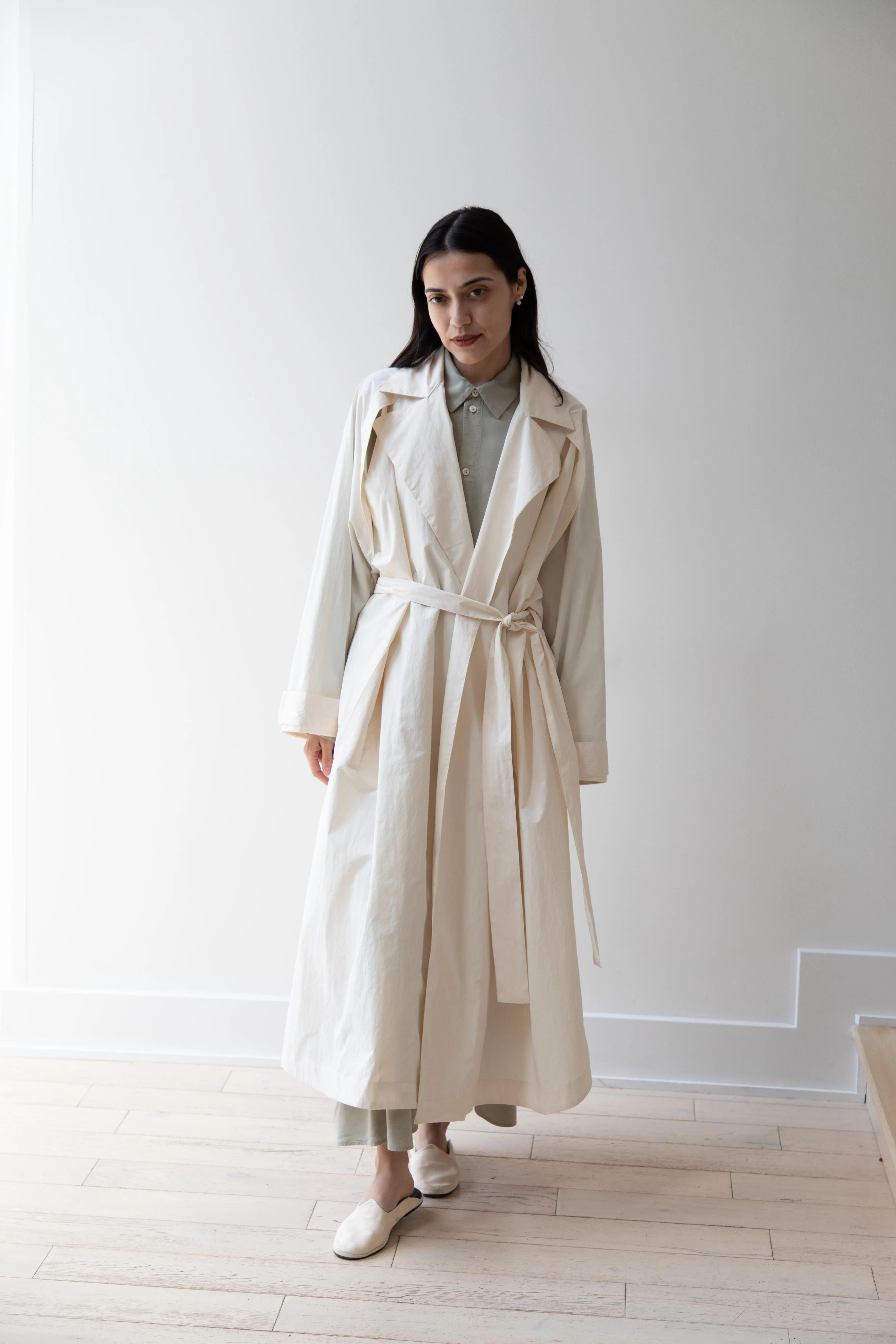 Wright & Doyle | Belted Mac in Paper