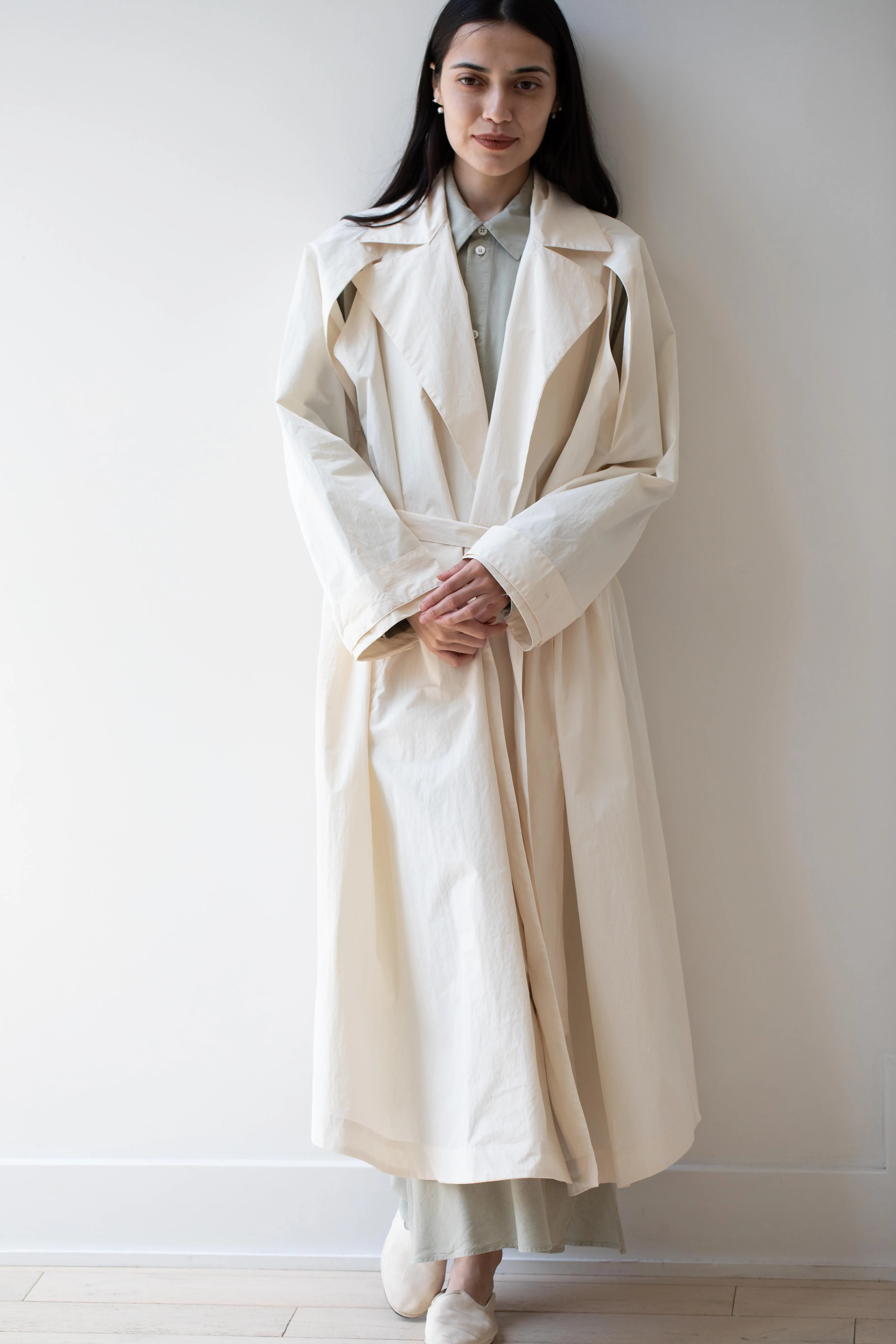 Wright & Doyle | Belted Mac in Paper