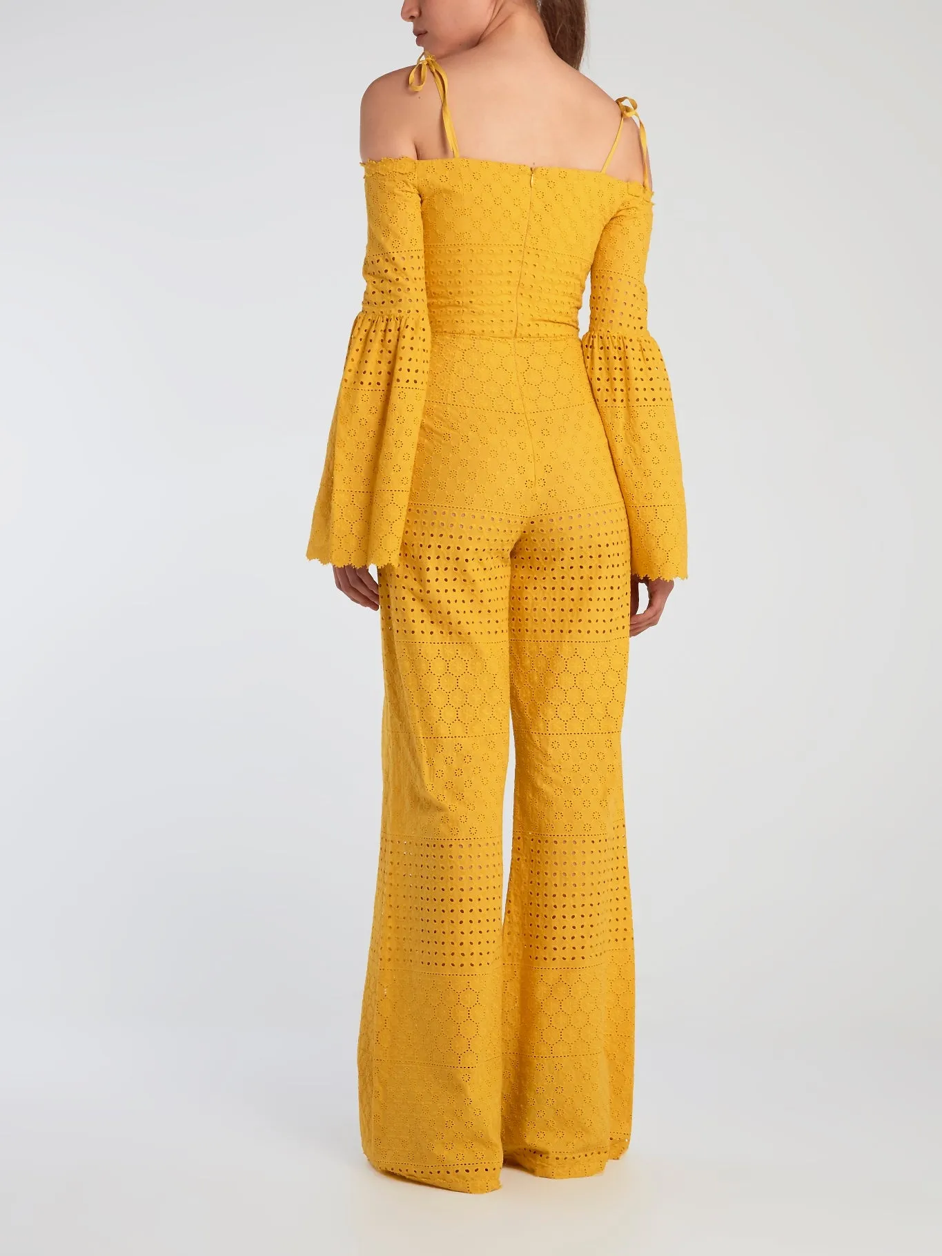 Yellow Wide Leg Jumpsuit