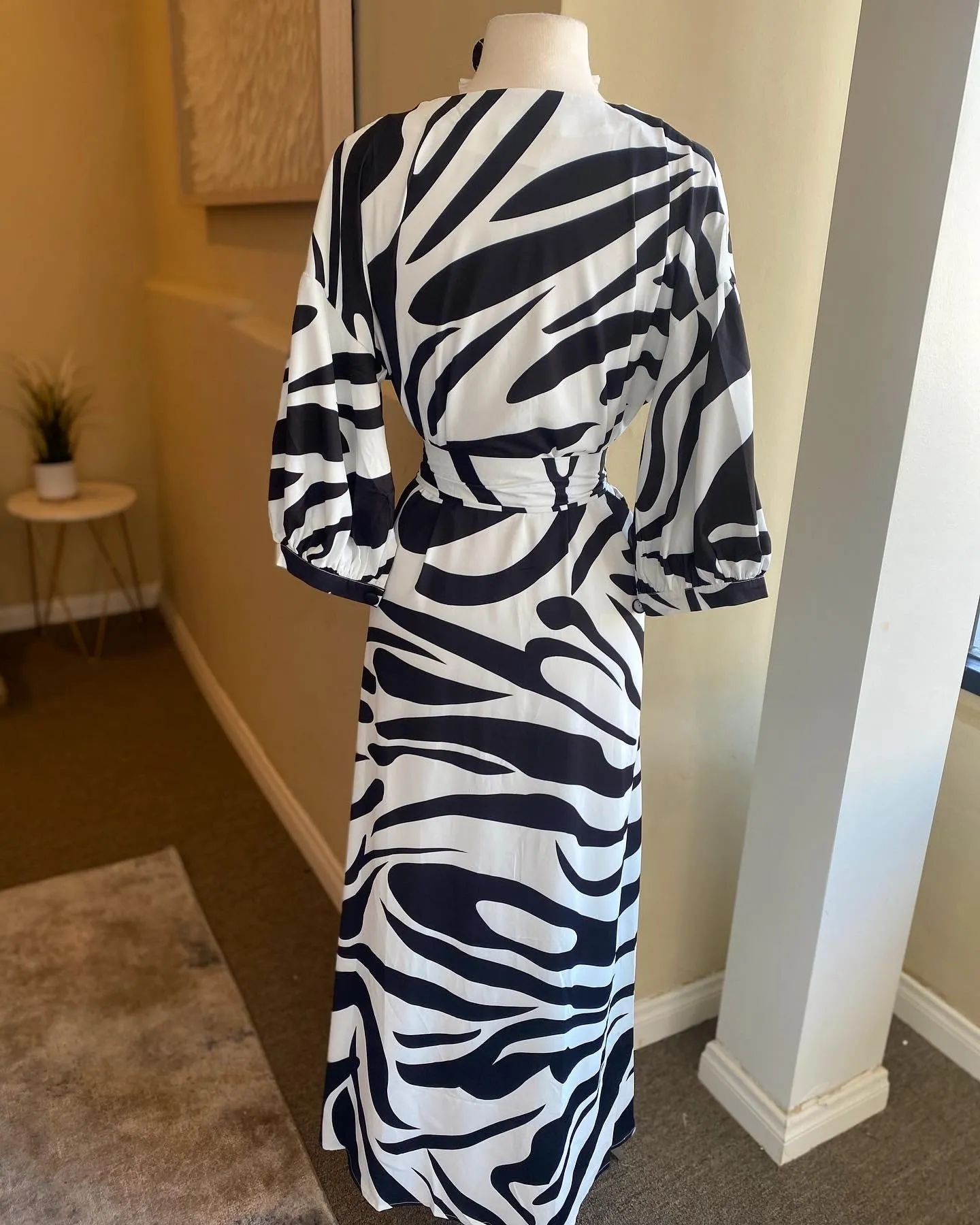 Zebra Maxi Dress