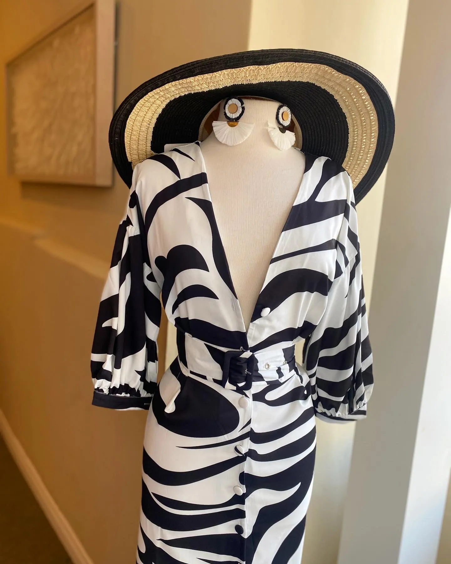 Zebra Maxi Dress